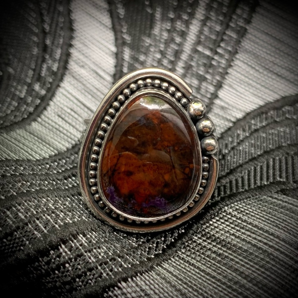 Sterling Silver High Grade Sugilite ring new